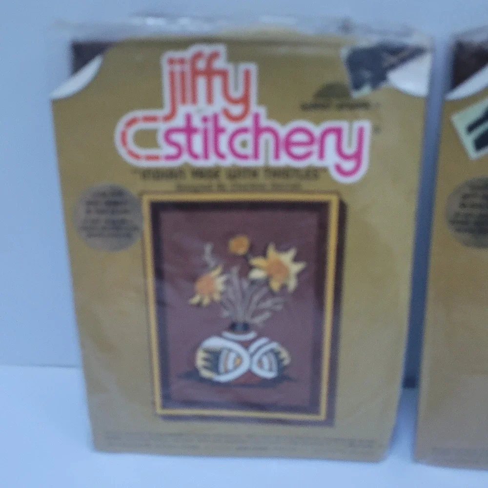 Sunset Designs Embroidery Native American Pottery Kits Lot of 4 Charlene Gerrish